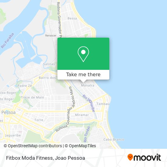 Fitbox Moda Fitness map