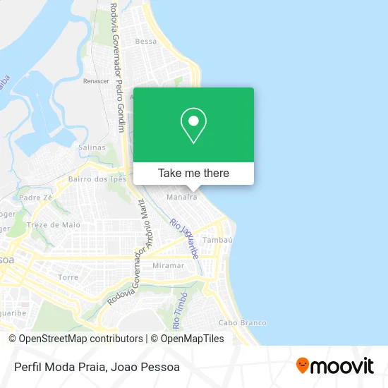 Perfil Moda Praia map