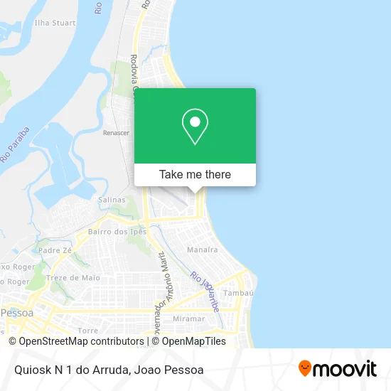 Quiosk N 1 do Arruda map