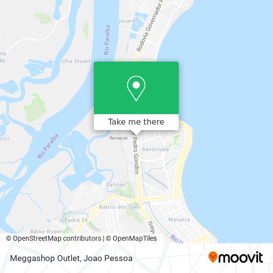 Meggashop Outlet map