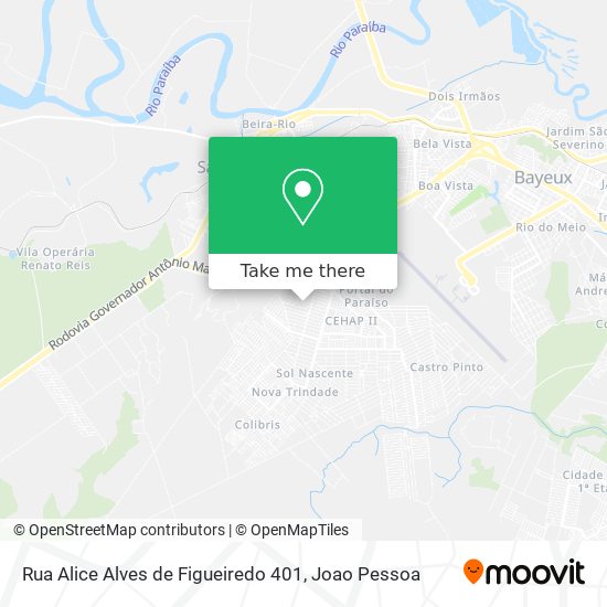 Rua Alice Alves de Figueiredo 401 map