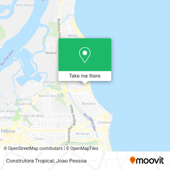 Construtora Tropical map