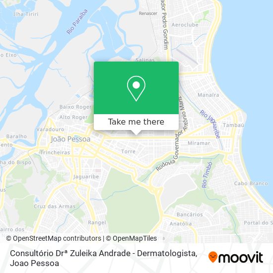 Consultório Drª Zuleika Andrade - Dermatologista map