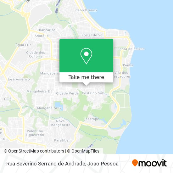 Rua Severino Serrano de Andrade map