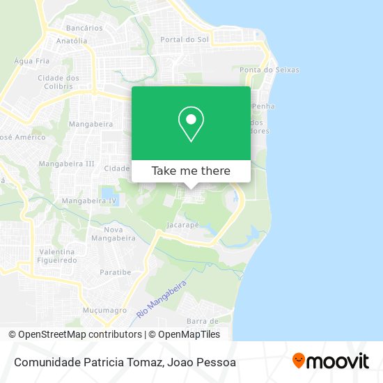 Comunidade Patricia Tomaz map