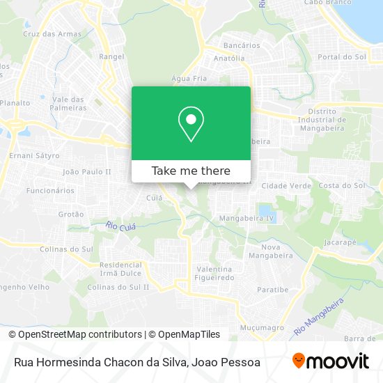 Rua Hormesinda Chacon da Silva map