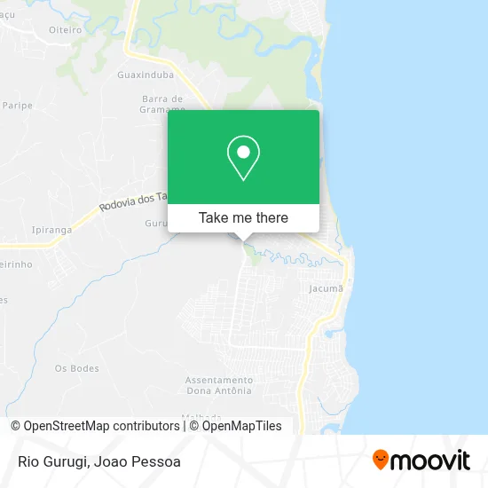Rio Gurugi map
