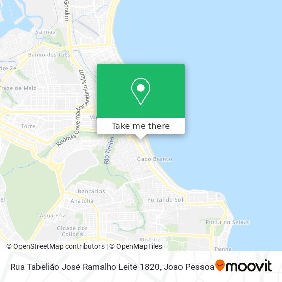 Rua Tabelião José Ramalho Leite 1820 map