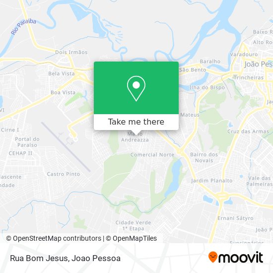 Mapa Rua Bom Jesus