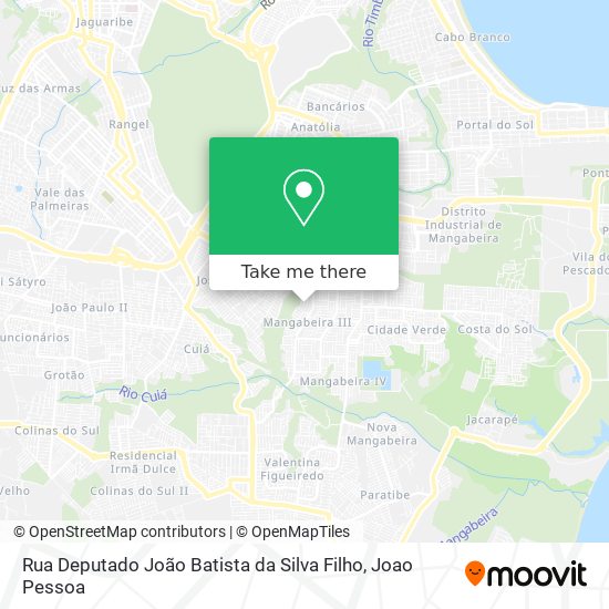 Rua Deputado João Batista da Silva Filho map
