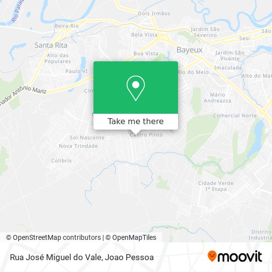 Rua José Miguel do Vale map