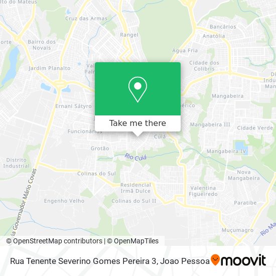 Rua Tenente Severino Gomes Pereira 3 map