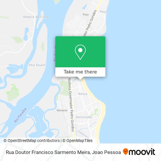Rua Doutor Francisco Sarmento Meira map