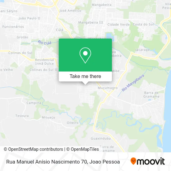 Rua Manuel Anísio Nascimento 70 map