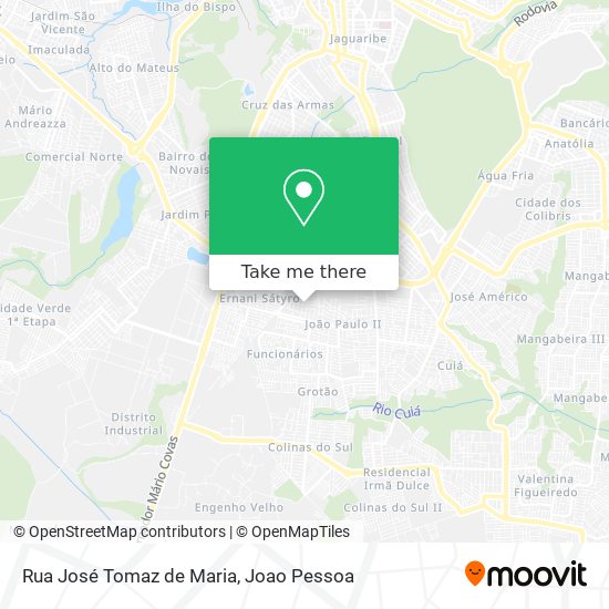 Rua José Tomaz de Maria map