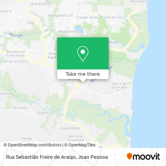 Rua Sebastião Freire de Araújo map