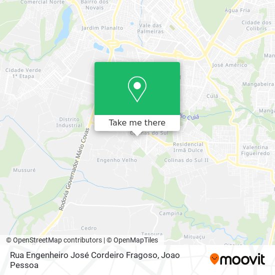 Rua Engenheiro José Cordeiro Fragoso map