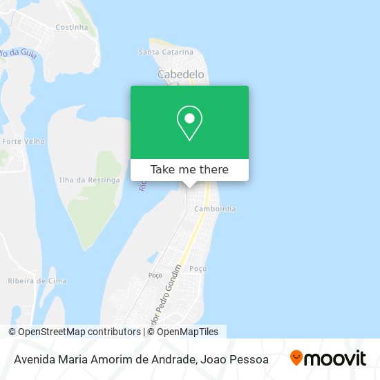Avenida Maria Amorim de Andrade map