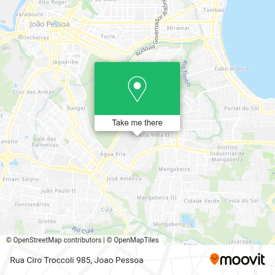 Rua Ciro Troccoli 985 map