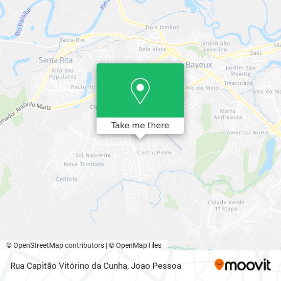 Rua Capitão Vitórino da Cunha map