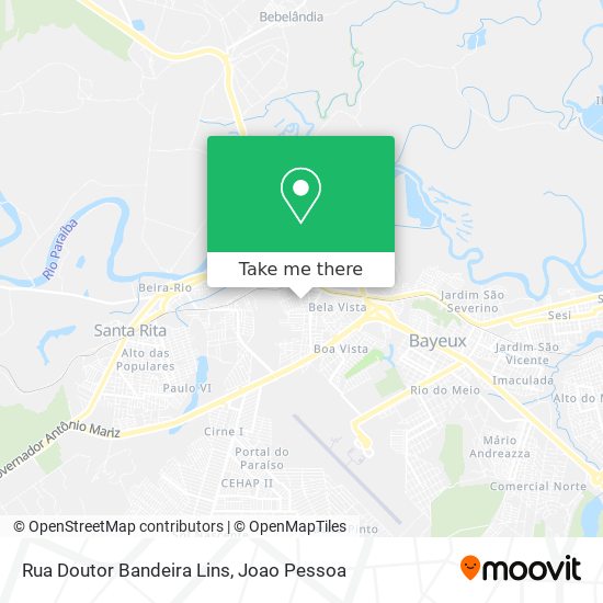 Rua Doutor Bandeira Lins map