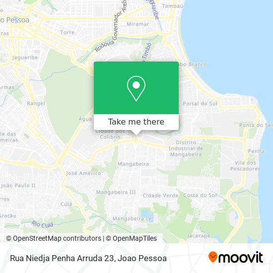 Rua Niedja Penha Arruda 23 map