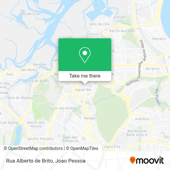 Rua Alberto de Brito map