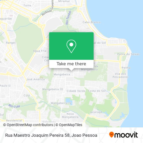 Rua Maestro Joaquim Pereira 58 map
