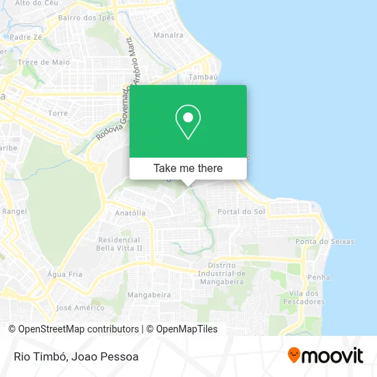 Rio Timbó map
