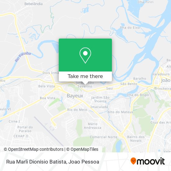 Rua Marli Dionísio Batista map