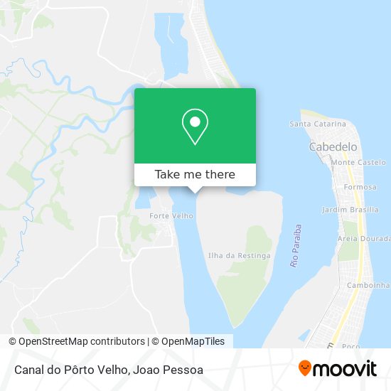 Canal do Pôrto Velho map