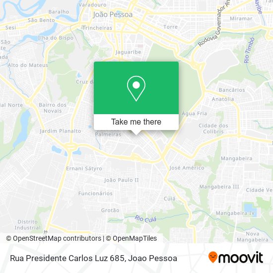 Rua Presidente Carlos Luz 685 map