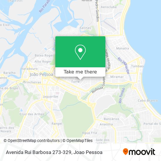 Avenida Rui Barbosa 273-329 map