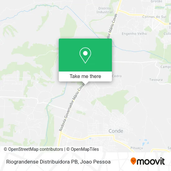 Riograndense Distribuidora PB map