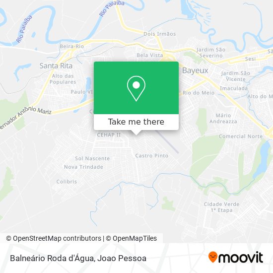 Balneário Roda d'Água map