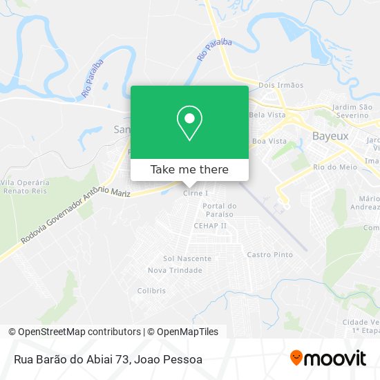 Rua Barão do Abiai 73 map
