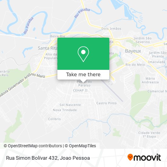 Rua Simon Bolívar 432 map
