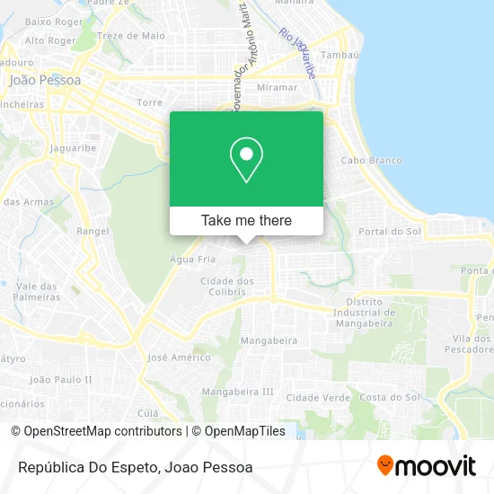 República Do Espeto map