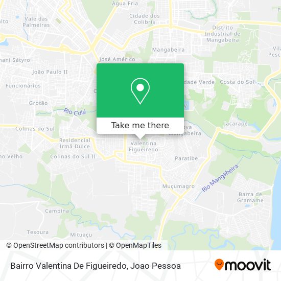 Bairro Valentina De Figueiredo map