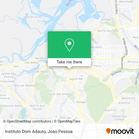 Instituto Dom Adauto map