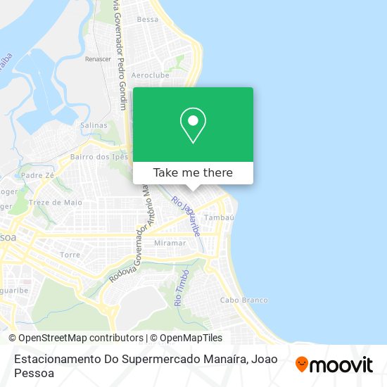 Mapa Estacionamento Do Supermercado Manaíra