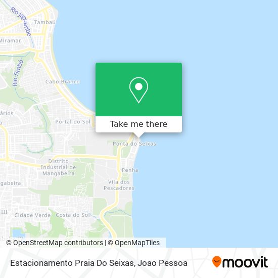 Estacionamento Praia Do Seixas map