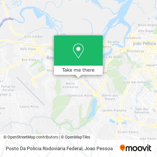 Posto Da Polícia Rodoviária Federal map