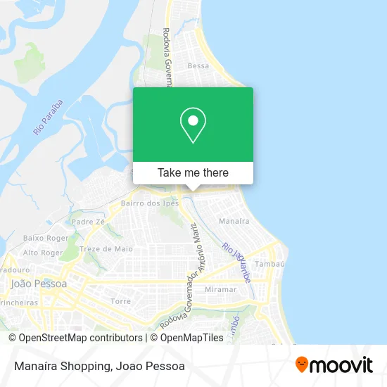 Manaíra Shopping map
