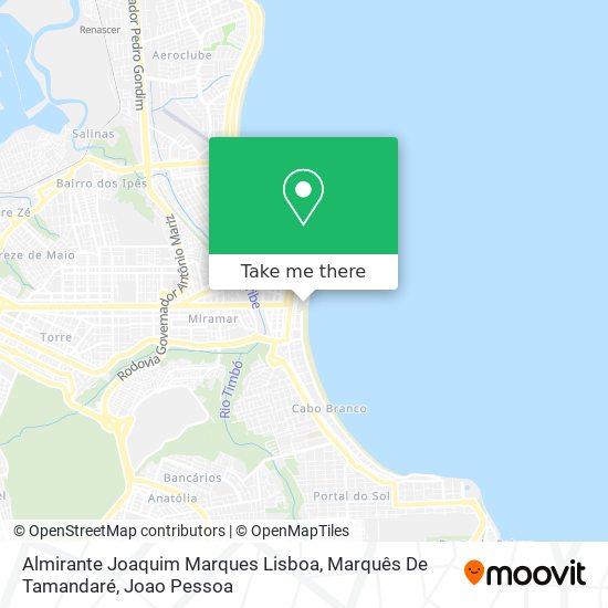 Almirante Joaquim Marques Lisboa, Marquês De Tamandaré map