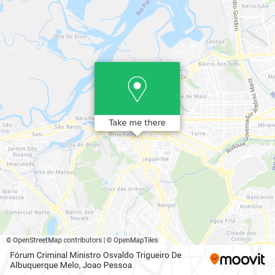 Mapa Fórum Criminal Ministro Osvaldo Trigueiro De Albuquerque Melo