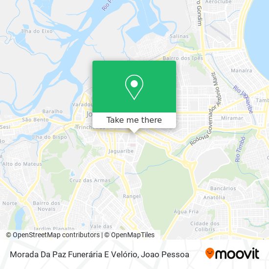 Mapa Morada Da Paz Funerária E Velório