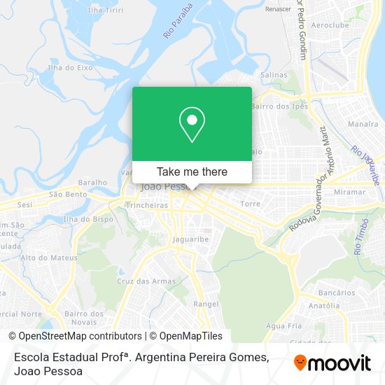Escola Estadual Profª. Argentina Pereira Gomes map