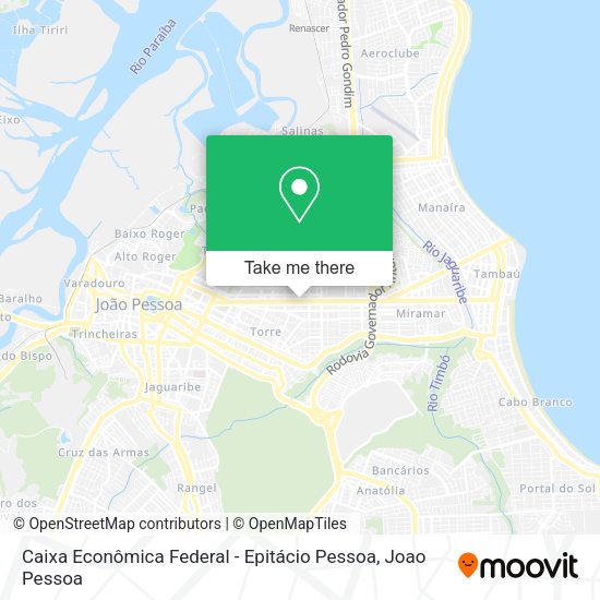 Caixa Econômica Federal - Epitácio Pessoa map