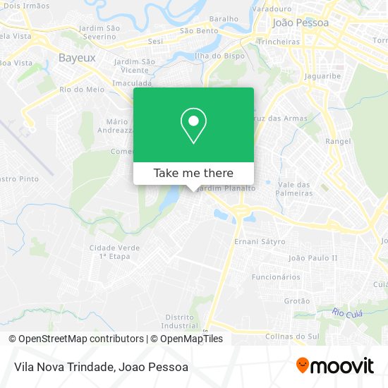 Vila Nova Trindade map